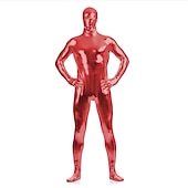 cheap Glossy-Shiny Zentai Suits Cosplay Costume Catsuit Carnival Costume Full Body Suit Men&#039;s Women&#039;s Sex Sexy Costume Solid Colored Spandex Latex Costume for Halloween Adults&#039;