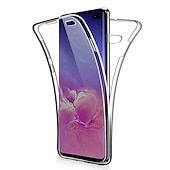 Недорогие Чехлы для Samsung-телефон Кейс для Назначение SSamsung Galaxy S24 S23 S22 S21 S20 Ultra Plus FE A54 A34 A14 A72 S10 Note 20 Ultra S9 А73 А53 A32 Чехол Кристально чистый Прозрачный Ультратонкий Полная защита тела