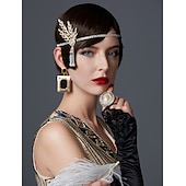 economico Accessori e altro-Retrò Vintage Anni Ruggenti Anni 1920 Fascia Flapper Gioielli per la testa Il grande Gatsby Invitato al matrimonio Per donna Performance Festa / Sera Affari / Cerimonia / Matrimonio