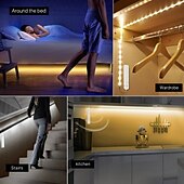 abordables Bandes lumineuses usb-Bandes lumineuses à led flexibles 3m 180 leds 2835 smd 8mm 1 set blanc chaud blanc créatif cuttable party 5 v