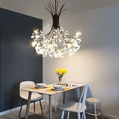 ieftine Design Cluster-45 cm pandantiv design lanternă candelabru metal sputnik noutate pictate finisaje modern stil nordic generic