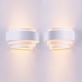 رخيصةأون إضاءات ملتصقة بالحائط-2 قطعة 25 سنتيمتر مصابيح الحائط LED المعاصرة قوس تصميم مصباح جداري ينطبق على غرفة الجلوس / غرفة النوم 110-120 / 220-240 فولت 60 واط