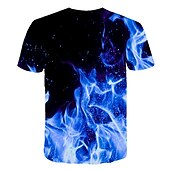 cheap Men&#039;s Plus Size T-shirts-Men&#039;s Plus Size Shirt Big and Tall Graphic Round Neck Print Short Sleeve Summer Streetwear Exaggerated Designer Big and Tall Club Beach Tops