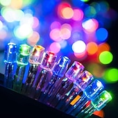 abordables Guirlandes lumineuses à brancher-20m Guirlandes Lumineuses 200 LED LED Dip 1pc Blanc Chaud Blanc Bleu Soirée Décorative Adorable 220-240 V / IP44