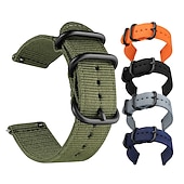 billige Andre klokkebånd-Klokkerem til Polar Vantage M / M2, Grit X / X Pro Stoff Nylon Erstatning Stropp 22mm Sportsrem Armbånd