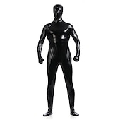 cheap Glossy-Shiny Zentai Suits Cosplay Costume Catsuit Carnival Costume Full Body Suit Men&#039;s Women&#039;s Sex Sexy Costume Solid Colored Spandex Latex Costume for Halloween Adults&#039;