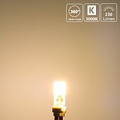 olcso Kéttűs LED-es izzók-6db 3 w ledes két tűs lámpák 250 lm g4 48 led gyöngyök smd 3014 meleg fehér hideg hideg fehér 220 V