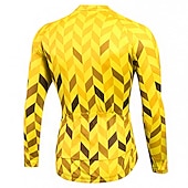 Недорогие Мужские джерси-Муж. Велокофты В елочку С узором Длинный рукав Велоспорт Толстовка Джерси Верхняя часть с 3 задними карманами Горные велосипеды Шоссейные велосипеды