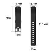 billige Fitbit klokkebånd-1 pcs Reim til Smartklokke til Fitbit Inspire 2 / Inspire / Inspire HR Silikon Smartklokke Stropp Myk Justerbar Elastisk Sportsrem Erstatning Armbånd