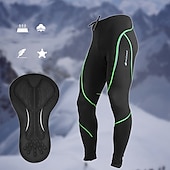 cheap Men&#039;s Jackets &amp; Gilets-Nuckily Men&#039;s Cycling Jacket with Pants Fleece Jacket Winter Thermal Warm Windproof 3D Pad Breathable Bike Windbreaker Clothing Suit Mountain Bike MTB Road Bike Cycling Green Red Blue Bike Wear