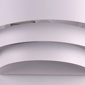 رخيصةأون إضاءات ملتصقة بالحائط-2 قطعة 25 سنتيمتر مصابيح الحائط LED المعاصرة قوس تصميم مصباح جداري ينطبق على غرفة الجلوس / غرفة النوم 110-120 / 220-240 فولت 60 واط