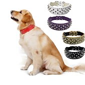 economico Collari, pettorine e guinzagli per cani-Cane Collari Portatile Tinta unita