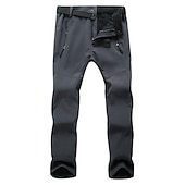 baratos Calças e Calções-Mulheres Calças de Trilha Calças forradas de lã Calças Softshell Inverno Ao ar livre Fino Térmico / Quente Forro de Velocino Prova-de-Água A Prova de Vento Calças Preto Vermelho Elastano Acampar e
