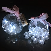 economico Luci decorative-12pcs palla rotonda led luci a palloncino lampade luminose per lanterna bar natale festa di nozze decorazione luci lanterna di carta