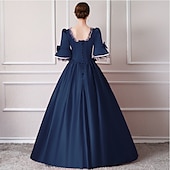 cheap Dresses-Plus Size Rococo Victorian Dress Cosplay Costume Masquerade Festival Costumes Costumes Costumes &amp; Accessories Cinderella Queen Victoria Lace Lace Print Ball Gown Plus Size Normal Customized Women&#039;s