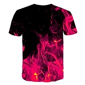 cheap Men&#039;s Plus Size T-shirts-Men&#039;s Plus Size Shirt Big and Tall Graphic Round Neck Print Short Sleeve Summer Streetwear Exaggerated Designer Big and Tall Club Beach Tops