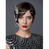economico Accessori e altro-Retrò Vintage Anni Ruggenti Anni 1920 Fascia Flapper Gioielli per la testa Il grande Gatsby Invitato al matrimonio Per donna Performance Festa / Sera Affari / Cerimonia / Matrimonio