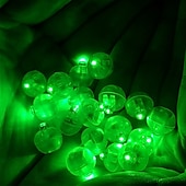 economico Luci decorative-12pcs palla rotonda led luci a palloncino lampade luminose per lanterna bar natale festa di nozze decorazione luci lanterna di carta