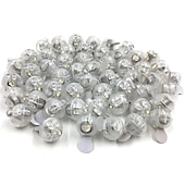 economico Luci decorative-12pcs palla rotonda led luci a palloncino lampade luminose per lanterna bar natale festa di nozze decorazione luci lanterna di carta