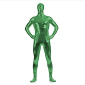 cheap Glossy-Shiny Zentai Suits Cosplay Costume Catsuit Carnival Costume Full Body Suit Men&#039;s Women&#039;s Sex Sexy Costume Solid Colored Spandex Latex Costume for Halloween Adults&#039;