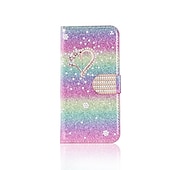 halpa Samsung-kotelot-puhelin Etui Käyttötarkoitus Samsung Galaxy S24 S23 S22 S21 S20 Plus Ultra A55 A35 A25 A15 5G A14 A34 A73 A32 A52 Huomautus 20 10 S25 Ultra Lompakkokorttikotelo Tuella Bling Paljetti Sydän Kimmeltäv