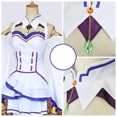 levne Anime kostýmy-Re: Zero Starting Life in Another World kara hajimeru isekai seikatsu cosplay Anime Cosplay kostým Úbory Maškarní Cosplay obleky Šaty Ponožky Doplňky do vlasů Pro Dámské Dospělé