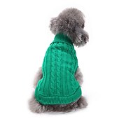 ieftine Pulovere-Câini Pulovere Haine pentru catelus Jumper Modă stil minimalist Îmbrăcăminte pentru câini for Corgi Beagle Shiba Inu Mops Pudel
