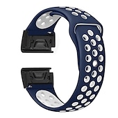 abordables Correas de reloj Garmin-Ver Banda para Garmin Enfoque S62 MARQ Descent G1 Aproximación S60 Fenix 7 Sapphire Solar / 6 Pro / 5 Plus Silicona Reemplazo Correa Ajuste rápido 22 mm Transpirable Correa Deportiva Pulsera