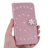 economico Altre cover per cellulari-telefono Custodia Per Huawei P30/P30 Pro P20 P20 Pro Porta carte di credito Decorazioni in rilievo Fantasia / disegno Flip magnetico Glitterato pelle sintetica