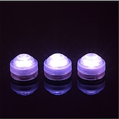 cheap Underwater Lights-12pcs Underwater Submersible LED Pool Light Waterproof with Remote Control for Bath Tub Vase Aquarium Party Wedding Decor Battery Operated