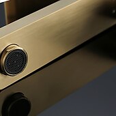 Χαμηλού Κόστους Classical-Μπάνιο βρύση νεροχύτη - Μονό Βουρτσισμένο χρυσό Αναμεικτικές με ενιαίες βαλβίδες Ενιαία Χειριστείτε μια τρύπαBath Taps