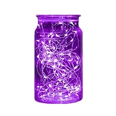 economico Striscie luci a batteria-2 m led luci stringa fata 100 pz 20 led luci filo di rame multi colore per la decorazione del regalo della camera da letto del partito di festa di nozze