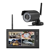 お買い得  CCTVカメラ-1/4インチcmosirカメラ/シミュレートカメラmpeg4ip54キットデジタルカメラ監視システムホームセキュリティビデオ監視キット