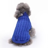 ieftine Pulovere-Câini Pulovere Haine pentru catelus Jumper Modă stil minimalist Îmbrăcăminte pentru câini for Corgi Beagle Shiba Inu Mops Pudel