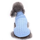 ieftine Pulovere-Câini Pulovere Haine pentru catelus Jumper Modă stil minimalist Îmbrăcăminte pentru câini for Corgi Beagle Shiba Inu Mops Pudel