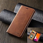 abordables Coques Samsung-téléphone Coque Pour Samsung Galaxy S24 A6 (2018) A8 2018 A10 A30 A50 M10 A20 A40 A90 Coque Intégrale Étui en cuir Etui folio Clapet Portefeuille Porte Carte Couleur Pleine TPU faux cuir