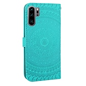 economico Altre cover per cellulari-telefono Custodia Per Huawei P30/P30 Pro P20 P20 Pro Porta carte di credito Decorazioni in rilievo Fantasia / disegno Flip magnetico Glitterato pelle sintetica
