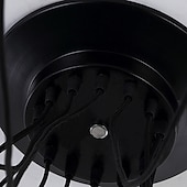 abordables Éclairages grappe-8 lumières 120CM Style de bougie Lustre Métal Finitions Peintes 110-120V 220-240V