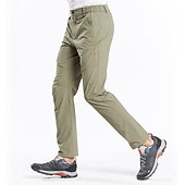 cheap Trousers &amp; Shorts-Men&#039;s Hiking Pants Trousers Summer Outdoor Regular Fit Waterproof Breathable Quick Dry Stretchy Pants / Trousers Bottoms Elastic Waist Dark Grey Black Elastane Camping / Hiking Hunting Fishing M L XL