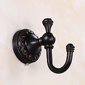 cheap Robe Hooks-Robe Hook Carved Antique Brass for Bathroom Wall Mounted Electroplated Hook 1PC