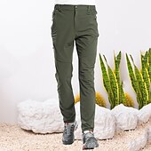 cheap Trousers &amp; Shorts-Men&#039;s Hiking Pants Trousers Summer Outdoor Regular Fit Waterproof Breathable Quick Dry Stretchy Pants / Trousers Bottoms Elastic Waist Dark Grey Black Elastane Camping / Hiking Hunting Fishing M L XL
