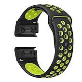 abordables Correas de reloj Garmin-Ver Banda para Garmin Enfoque S62 MARQ Descent G1 Aproximación S60 Fenix 7 Sapphire Solar / 6 Pro / 5 Plus Silicona Reemplazo Correa Ajuste rápido 22 mm Transpirable Correa Deportiva Pulsera