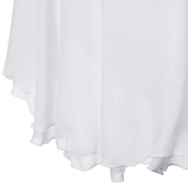 levne Šaty na krasobruslení-Šaty na bruslení Dámské Dívčí Buz Pateni Šaty Úbory Černá Bílá Žlutá Spandex Vysoká pružnost Soutěž Bruslařské oblečení Ručně vyrobeno Embosovaný Módní Dlouhý rukáv Bruslení Zimní sporty Krasobruslení