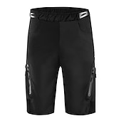 voordelige Heren Shorts, Panty&#039;s &amp; Broeken-WOSAWE Voor heren MTB shorts Wielrenshorts Fietsen Gewatteerde shorts MTB shorts Ruim Passend Bergracen Wegwielrennen Sport 3D-pad Fietsen Ademend Anatomisch ontwerp Zwart Groen Siliconen Kleding