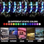 baratos Controlo Remoto-10m 32.8ft led strip light conjuntos de luz regulável rgb mudança de cor 600 leds 5050 smd controle remoto ip44 para decoração de festa em casa diy