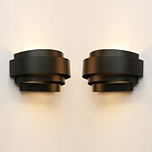 رخيصةأون إضاءات ملتصقة بالحائط-2 قطعة 25 سنتيمتر مصابيح الحائط LED المعاصرة قوس تصميم مصباح جداري ينطبق على غرفة الجلوس / غرفة النوم 110-120 / 220-240 فولت 60 واط