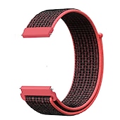 זול רצועות שעונים של Garmin-צפו בנד ל גרמין Forerunner 265 255 Active 5 Venu 3 2 Plus Vivoactive 4 3 Vivomove Sport Approach S42 S40 20mm 22mm ניילון תַחֲלִיף רצועה 20mm 22mm לולאת ספורט צמיד