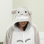 economico Pigiami Kigurumi-Per adulto Animali Costume intero Totoro Pigiama a pagliaccetto Pigiama Kigurumi Per Uomini e donne Carnevale cartone animato