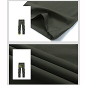 cheap Trousers &amp; Shorts-Men&#039;s Hiking Pants Trousers Summer Outdoor Regular Fit Waterproof Breathable Quick Dry Stretchy Pants / Trousers Bottoms Elastic Waist Dark Grey Black Elastane Camping / Hiking Hunting Fishing M L XL