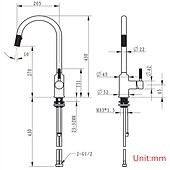 cheap Pullout Spray-Kitchen Sink Mixer Faucet Pull Out, 360 swivel Single Lever Handle Brushed Solid Brass Taps Cold Hot Hose, One Hole with Pull Down Sprayer Black Gold Faucets